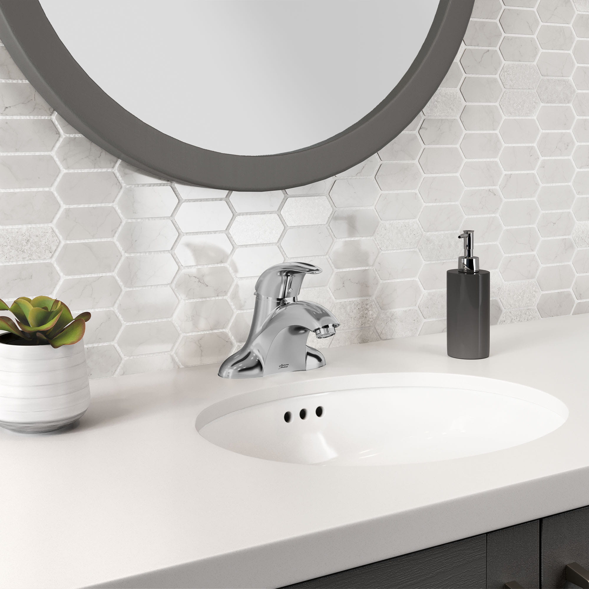Reliant 3® Robinet combiné à monocommande 1,2 gpm / 4,5 L / min avec poignée à levier